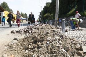 CHOLULA . OBRAS ZONA ARQUEOLÓGICA