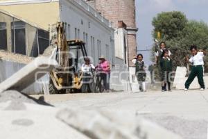 CHOLULA . OBRAS ZONA ARQUEOLÓGICA