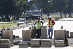 CHOLULA . OBRAS ZONA ARQUEOLÓGICA