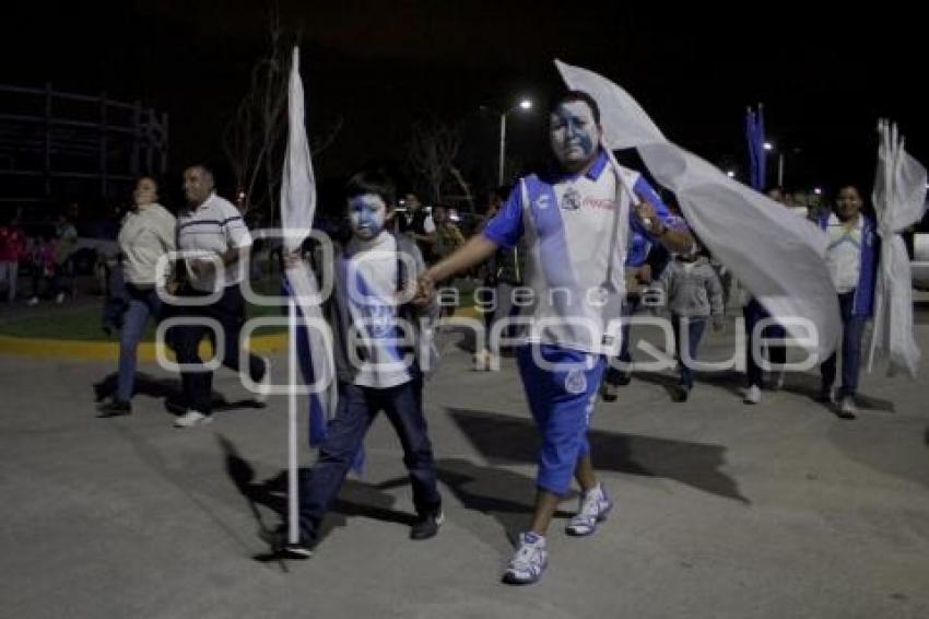 ESTADIO CUAUHTÉMOC . PUEBLA FC VS BOCA JUNIORS