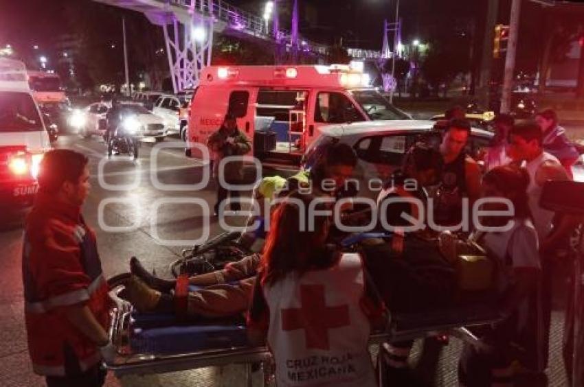 MOTOCICLISTA ATROPELLADO
