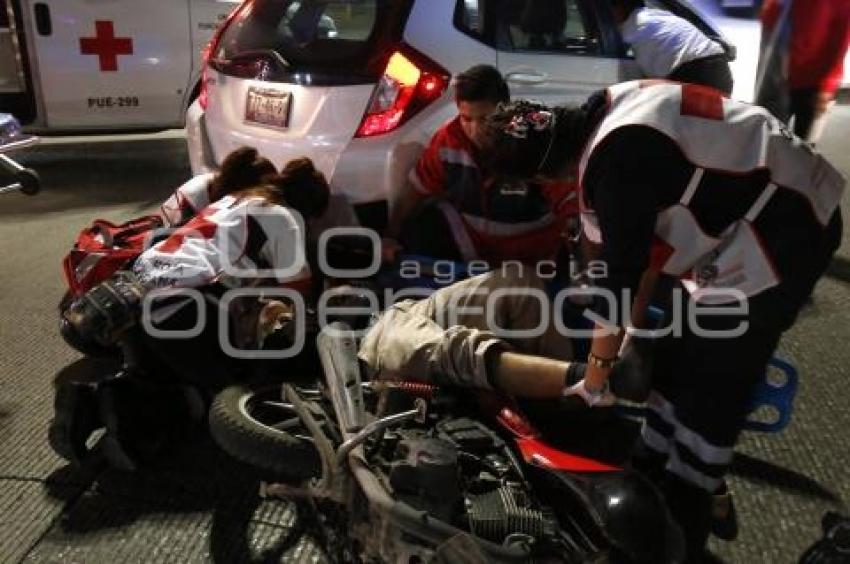 MOTOCICLISTA ATROPELLADO