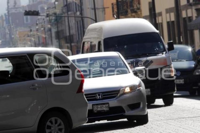 MARATÓN INTERNACIONAL DE PUEBLA . TRAFICO