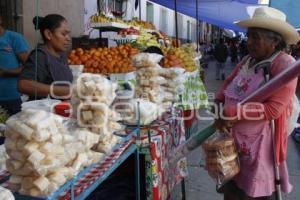 VENTA DE CAÑA DE AZÚCAR Y JÍCAMA . ACATLÁN   