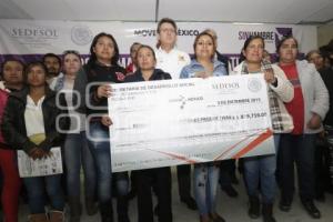 SEDESOL. ENTREGA RECURSOS