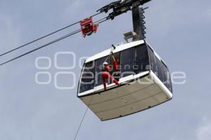 SIMULACRO TELEFÉRICO