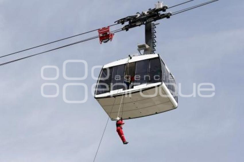 SIMULACRO TELEFÉRICO