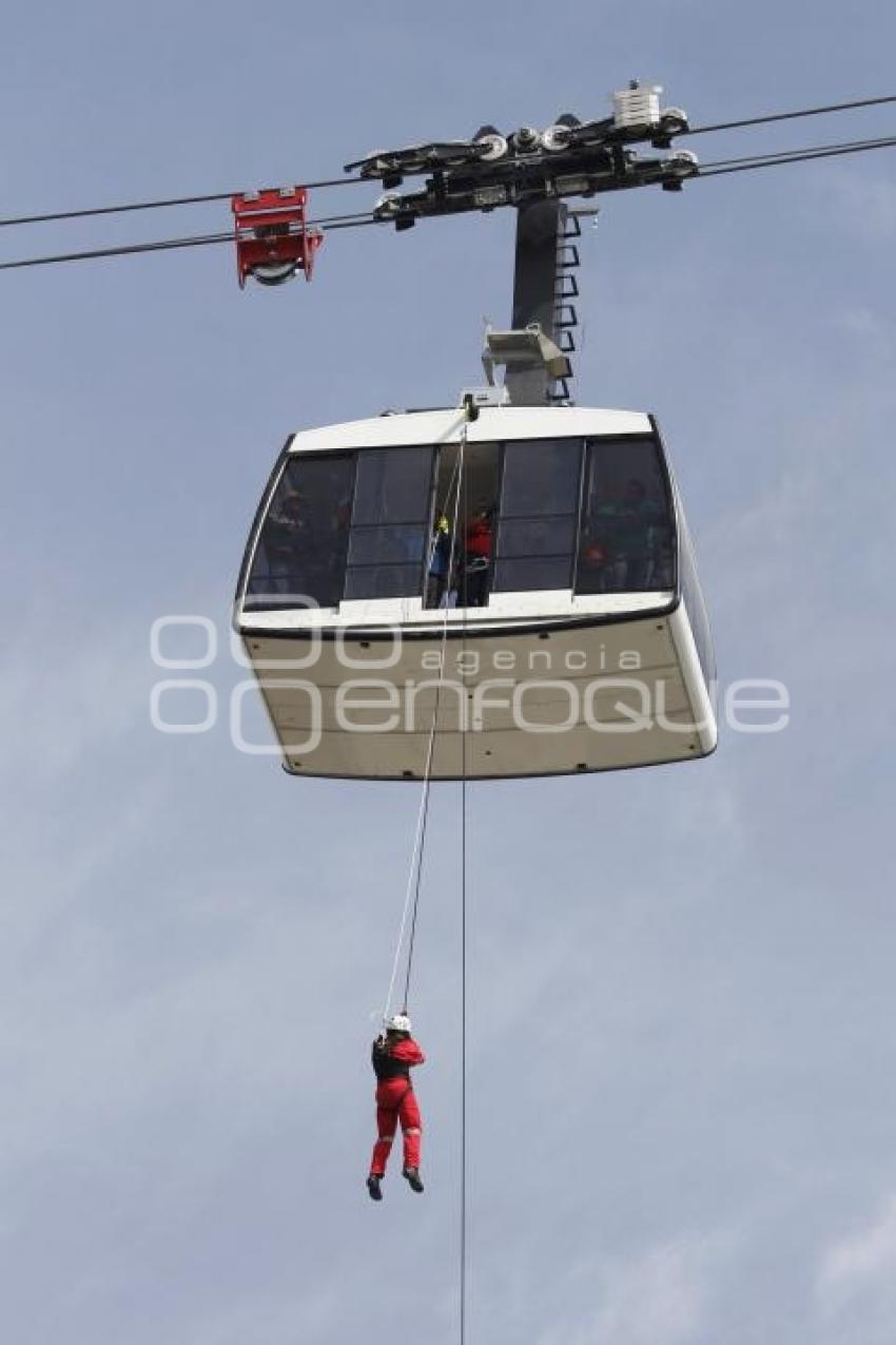 SIMULACRO TELEFÉRICO