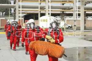 SIMULACRO PEMEX .  SAN MARTÍN