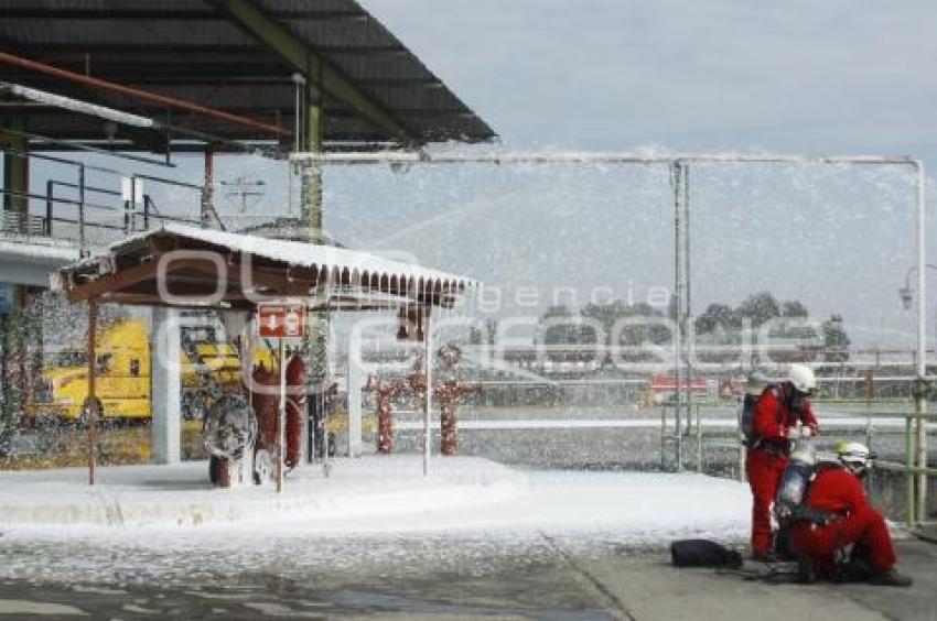 SIMULACRO PEMEX .  SAN MARTÍN