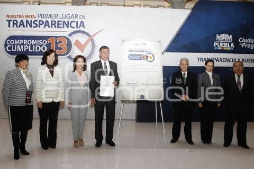 COMPROMISO CUMPLIDO . TRANSPARENCIA 