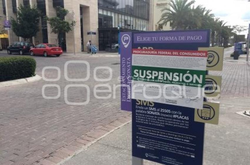 ESTACIONAMIENTO DE SONATA . SUSPENSIÓN