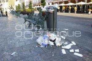 BASURA . AÑO NUEVO 