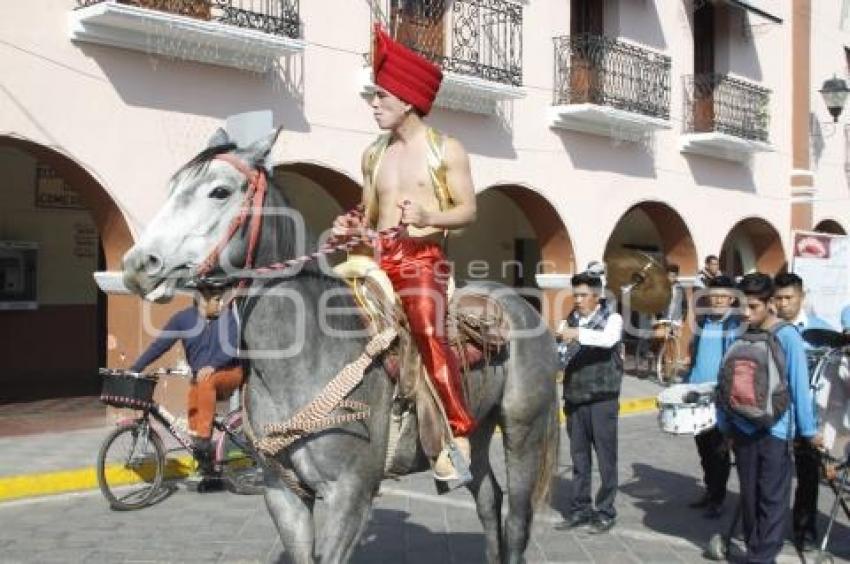 PEGA DE BANDO . CARNAVAL HUEJOTZINGO