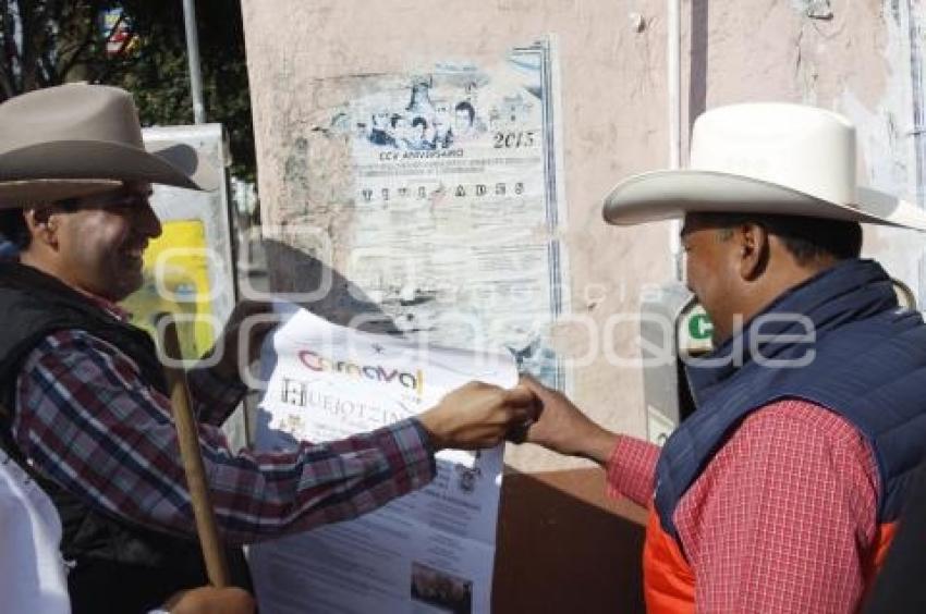 PEGA DE BANDO . CARNAVAL HUEJOTZINGO