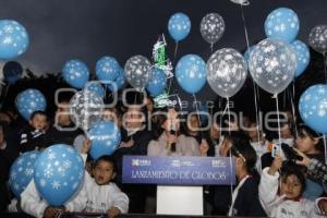 LANZAMIENTO DE GLOBOS . DIF MUNICIPAL