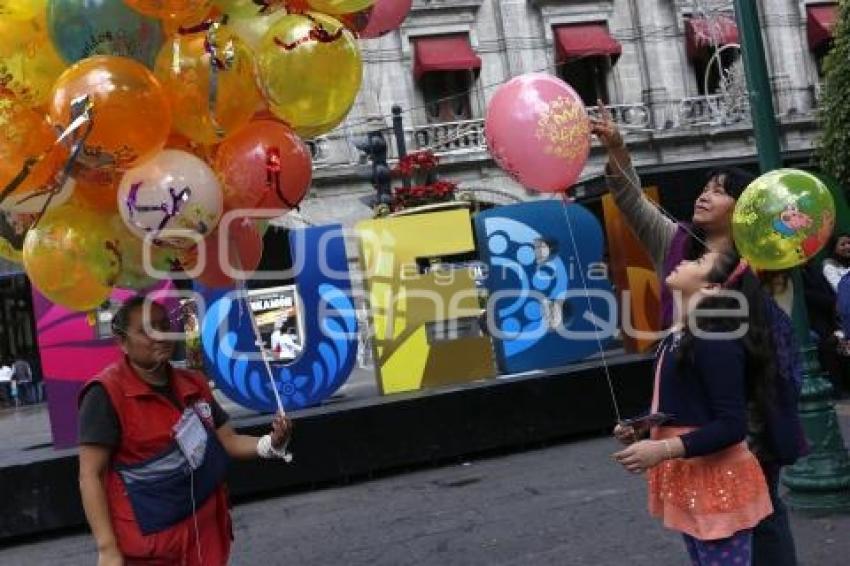 VENTA DE GLOBOS . REYES MAGOS