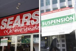 CLAUSURAN SEARS CENTRO