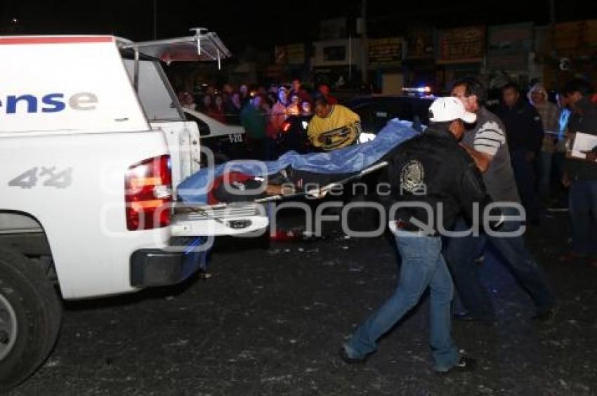 ACCIDENTE 24 SUR . REPARTIDOR