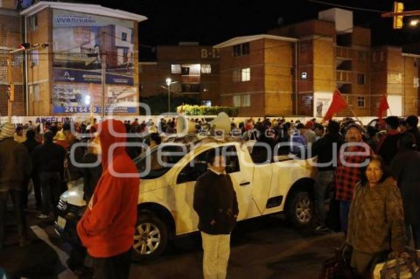 MANIFESTACIÓN . CIERRAN 11 SUR