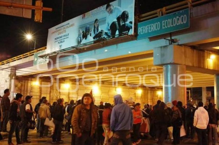 MANIFESTACIÓN . CIERRAN 11 SUR