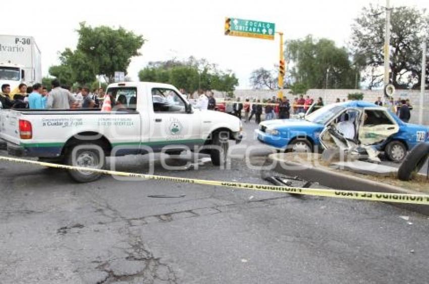 TAXISTA MUERE EN ACCIDENTE