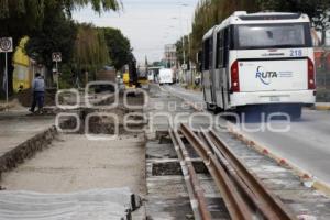 CIERRE DE CALLES . TREN TURÍSTICO