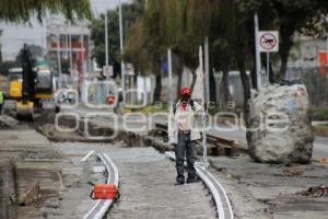 CIERRE DE CALLES . TREN TURÍSTICO