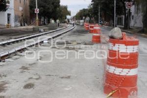 CIERRE DE CALLES . TREN TURÍSTICO