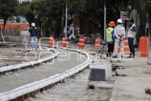 CIERRE DE CALLES . TREN TURÍSTICO