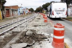 CIERRE DE CALLES . TREN TURÍSTICO