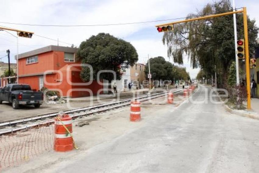 CIERRE DE CALLES . TREN TURÍSTICO