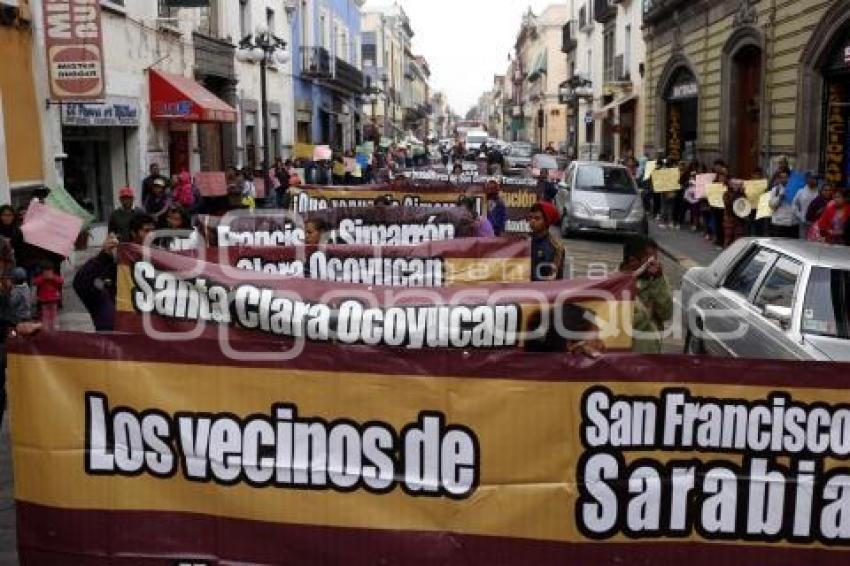MANIFESTACIÓN SANTA CLARA OCOYUCAN