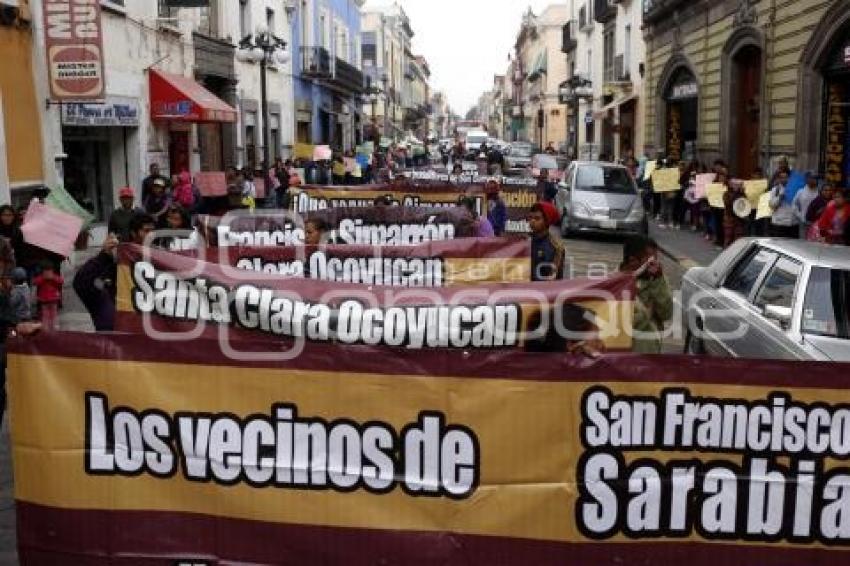 MANIFESTACIÓN SANTA CLARA OCOYUCAN