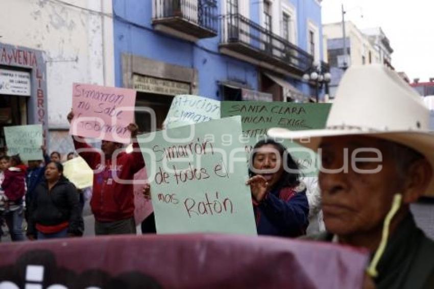 MANIFESTACIÓN SANTA CLARA OCOYUCAN