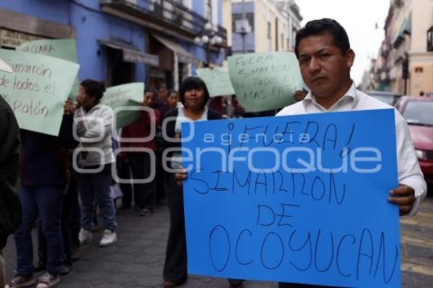 MANIFESTACIÓN SANTA CLARA OCOYUCAN