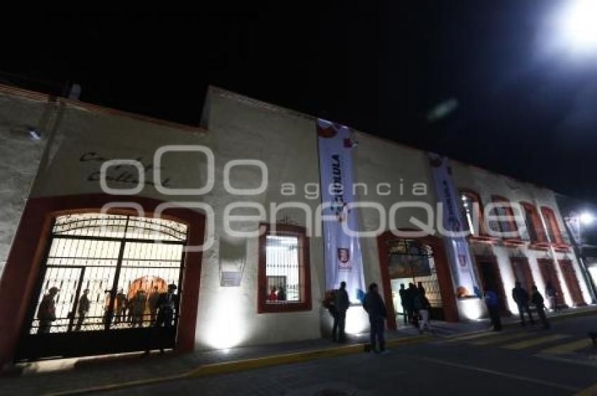 COMPLEJO CULTURAL CHOLULA . INAUGURACIÓN