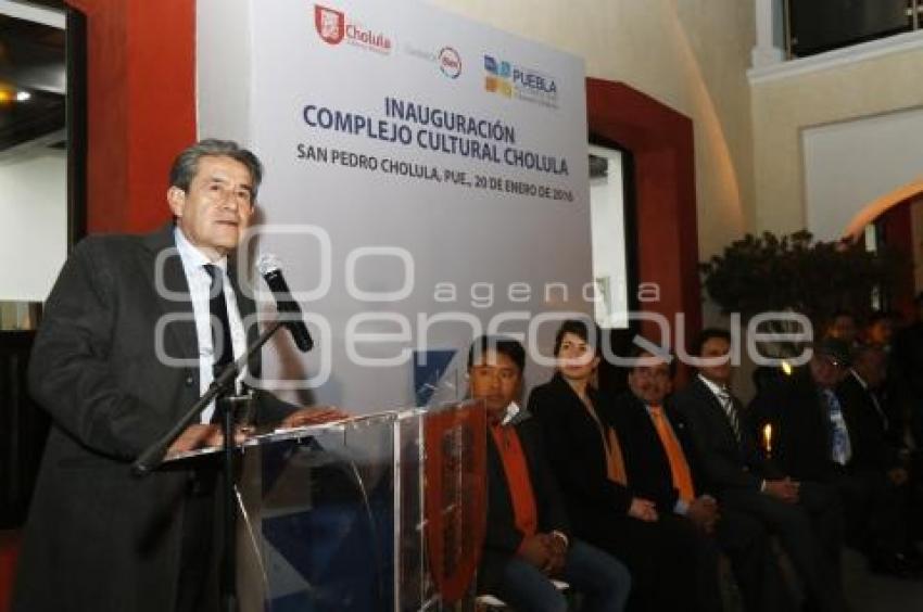 COMPLEJO CULTURAL CHOLULA . INAUGURACIÓN