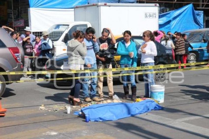 ATROPELLADO MERCADO HIDALGO