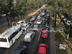 NODO VIAL ATLIXCAYOTL . TRÁFICO