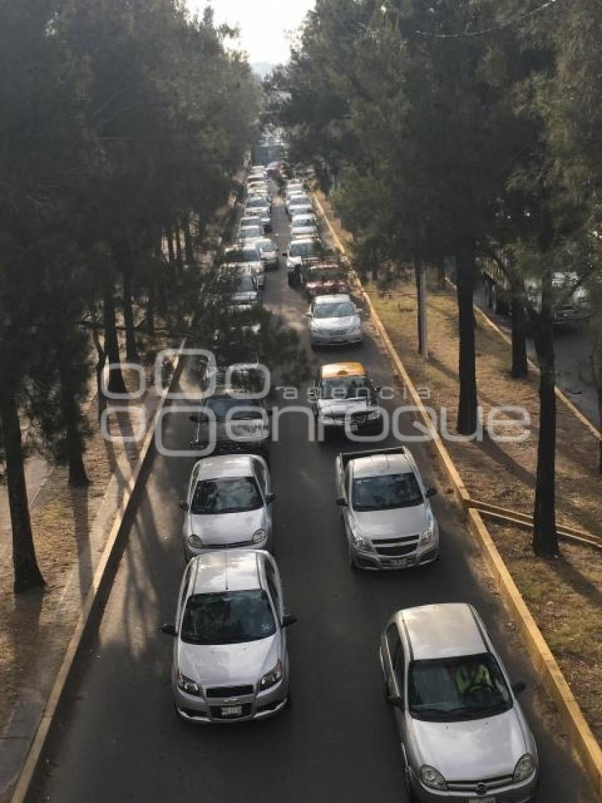 NODO VIAL ATLIXCAYOTL . TRÁFICO