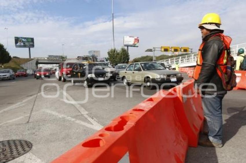 NODO VIAL ATLIXCAYOTL . TRÁFICO