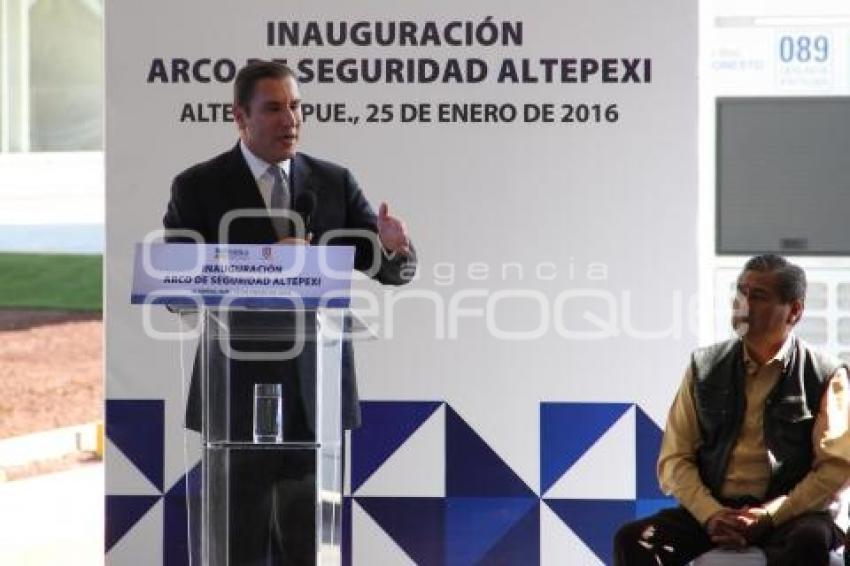 INAUGURACIÓN ARCO DE SEGURIDAD