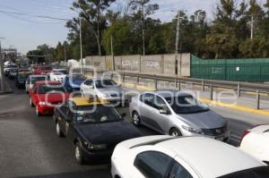NODO VIAL ATLIXCAYOTL . TRÁFICO