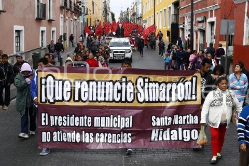 MANIFESTACIÓN SANTA CLARA OCOYUCAN