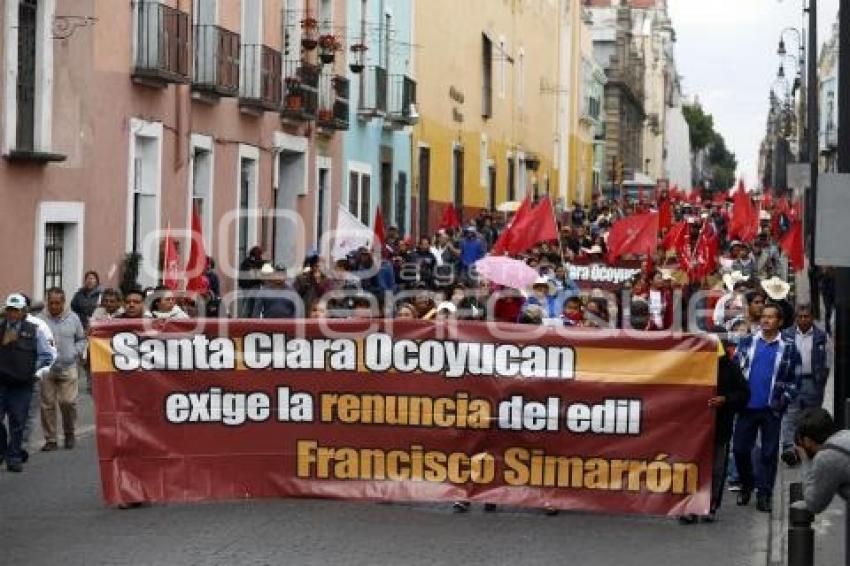 MANIFESTACIÓN SANTA CLARA OCOYUCAN