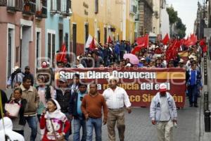 MANIFESTACIÓN SANTA CLARA OCOYUCAN