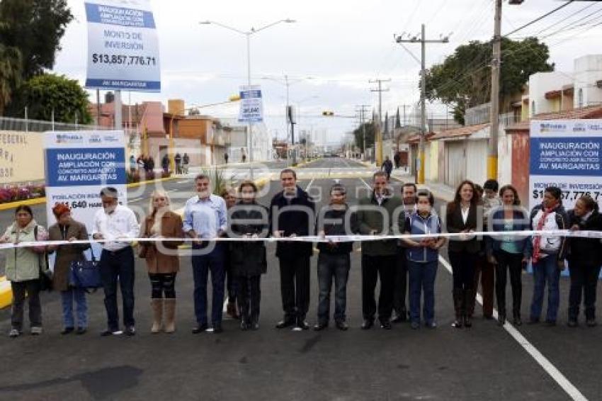 INAUGURACION AMPLIACION AVENIDA MARGARITAS