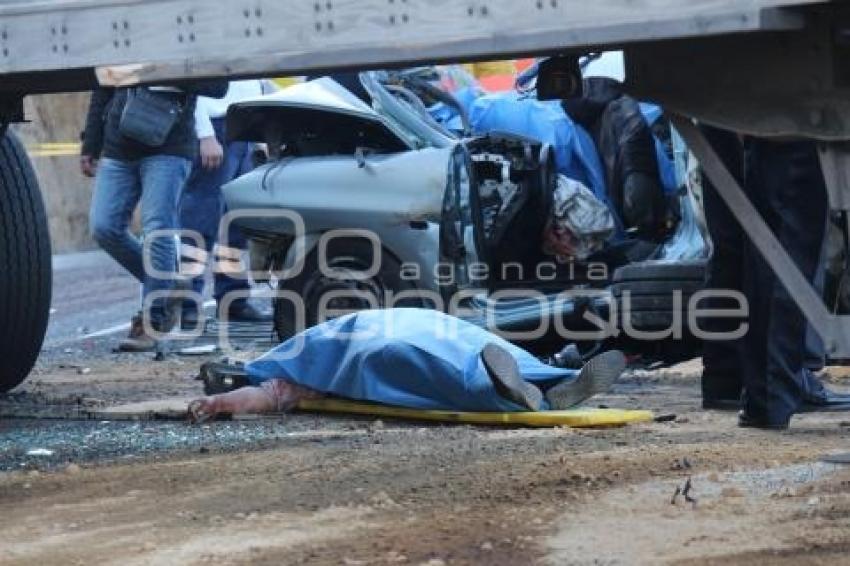 CARAMBOLA AUTOPISTA MÉXICO-PUEBLA