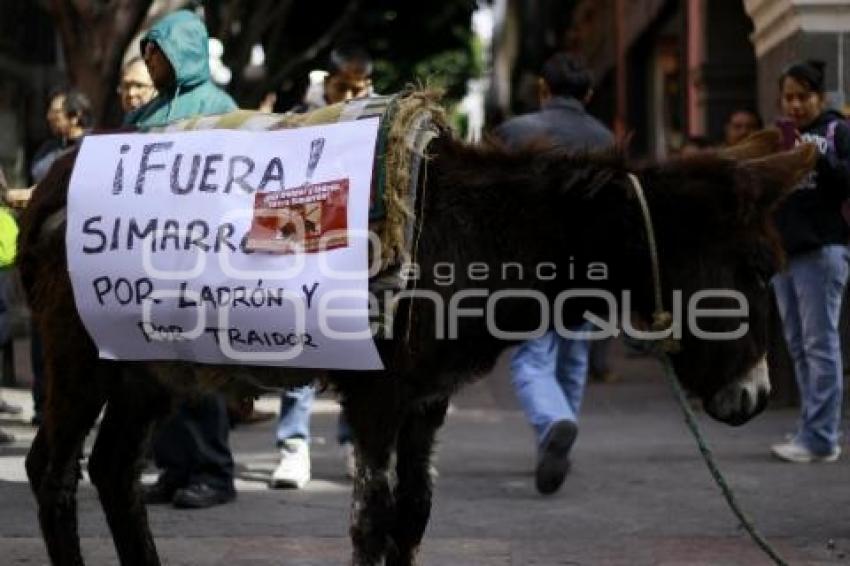 ANTORCHA CAMPESINA . MANIFESTACIÓN 